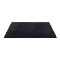 Artiss Floor Rug 140x200cm Plush Area Shaggy Rug Living Room Bedroom Carpet Black