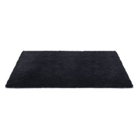 Artiss Floor Rug 160x230cm Plush Area Shaggy Rug Living Room Bedroom Carpet Black