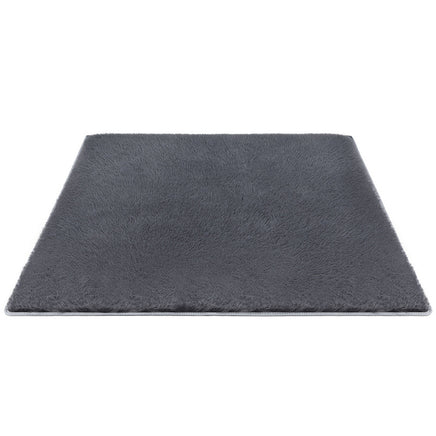 Artiss Floor Rug 160x230cm Plush Area Shaggy Rug Living Room Bedroom Carpet Grey
