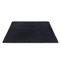 Artiss Floor Rug 200x230cm Plush Area Shaggy Rug Living Room Bedroom Carpet Black