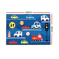 Rug 160x230cm Area Rug Washable Mat Large Carpet Soft Short Pile Kids