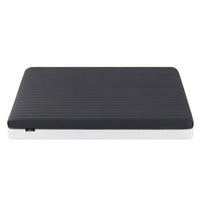 Giselle 18cm Double Memory Foam Mattress Dual Feel Reversible Charcoal Foam