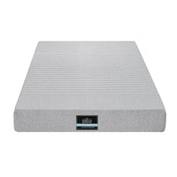 Giselle Bedding Cool Gel Memory Foam Mattress Charcoal 7-Zone Washable Bamboo Cover 15cm Single