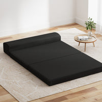 Giselle Bedding Foldable Mattress Folding Foam Bed Mat Double Black