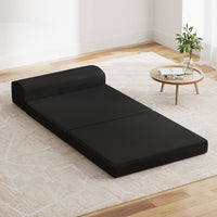 Giselle Bedding Foldable Mattress Folding Foam Bed Mat Black