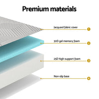 3-Foldable Mattress Giselle Folding Foam Double