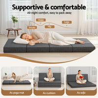 Giselle Bedding Foldable Mattress Folding Foam Mattresses Portable Mat Queen