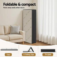 Giselle Foldable Mattress Folding Foam Mattresses Bamboo Queen