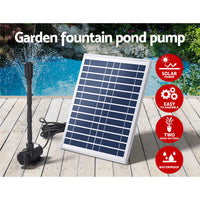 Solar Pond Pump Submersible Water Fountain Kit 9.8FT