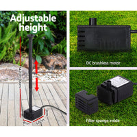 Solar Pond Pump Submersible Water Fountain Kit 4.4FT