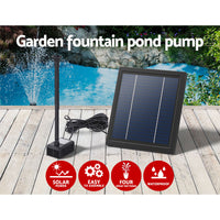 Solar Pond Pump Submersible Water Fountain Kit 6.1FT