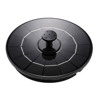 Gardeon Solar Fountain Pump Bird Bath Water Feature 17cm 165L/h Flow Black