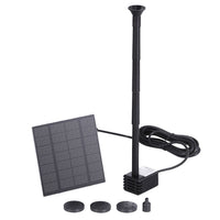 Solar Pond Pump Submersible Water Fountain Kit 2.6FT