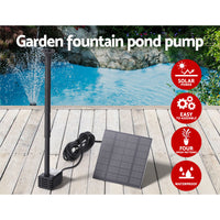 Solar Pond Pump Submersible Water Fountain Kit 2.6FT