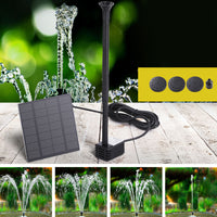 Solar Pond Pump Submersible Water Fountain Kit 2.6FT