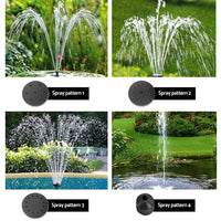 Solar Pond Pump Submersible Water Fountain Kit 4FT