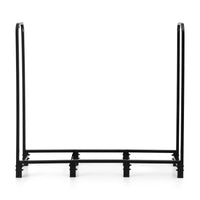 Gardeon Firewood Rack 120cm Wood Rack 3 Sizes Firewood Storage with Tools Black