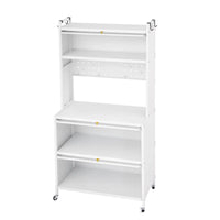 Artiss Kitchen Cabinet Storage Shelves Pegboard Cupboard Sideboard 80CMX164CM