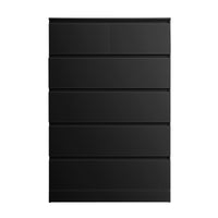 Artiss 6 Chest of Drawers Tallboy PEPE Black