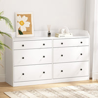 6 Chest of Drawers - PETE White