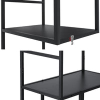 Bookshelf 5 Tiers RHYS Black