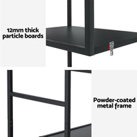 Bookshelf 5 Tiers RHYS Black