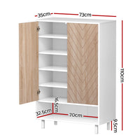 Cabinet 6-tier White