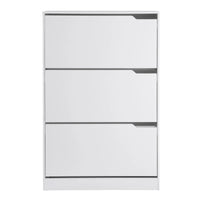 Artiss Shoe Rack Cabinet 24 Pairs Adjustable Shelf White