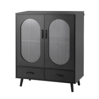 Artiss Buffet Sideboard Double Doors - Black