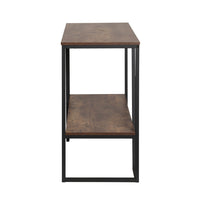 Console Table 106CM 2-tier Walnut Cora