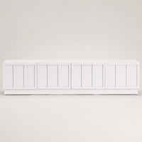 Artiss 180cm TV Unit Entertainment Cabinet Fluted Style Cable Management White