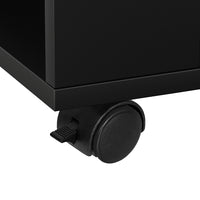 Bedside Table Charging USB Ports LED - TALA Black