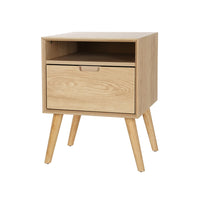 Bedside Table Drawers Side Table Shelf Storage Cabinet Nightstand GORR