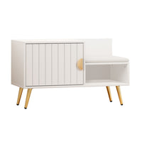 Cabinet Bench 6 Pairs White