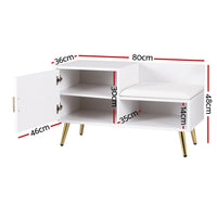 Cabinet Bench 6 Pairs White