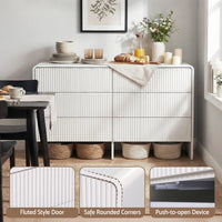 Artiss 6 Chest of Drawers Dresser Cabinet Beige