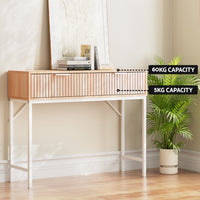 Console Table 2 Drawers 92CM