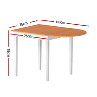 1.1M Dining Table Extendable