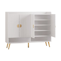 Cabinet 5 Tiers 30 Pairs White