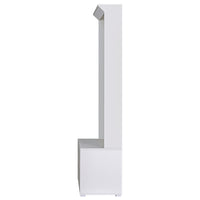 Shoe Rack Cabinet Hall Tree Coat Rack 180CM White