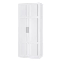 2 Door Buffet Sideboard Cupboard Cabinet Pantry White