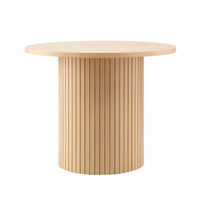 Coffee Table Round Fluted