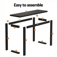 Artiss Console Table 110CM Black