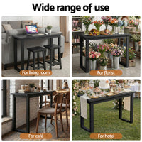 Artiss Console Table 110CM Black