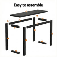 Artiss Console Table 110CM Black