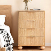 Artiss 4 Chest of Drawers Dresser Tallboy Pine