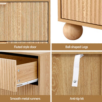 Artiss 4 Chest of Drawers Dresser Tallboy Pine