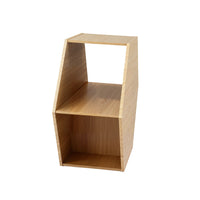 Artiss Coffee Table Hexagonal Center Table with Open Storage 2-Way Display Side Table Wood