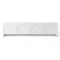 Artiss TV Unit Entertainment Unit Storage Cabinet Adjustable Shelf 180cm White