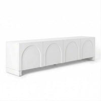 Artiss TV Unit Entertainment Unit Storage Cabinet Adjustable Shelf 180cm White